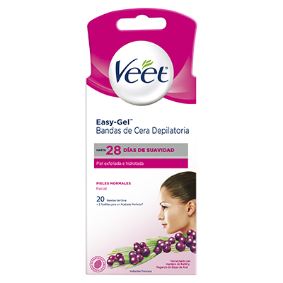 Bandas de Cera Depilatoria Facial Veet