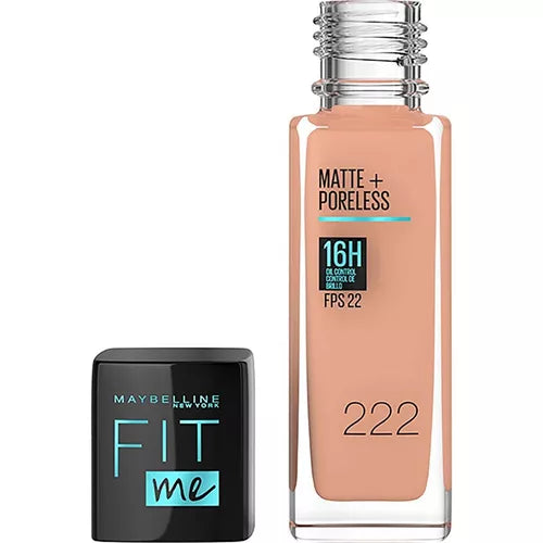 Base de Maquillaje Liquida Mat Poreless Fit Me No.222 Maybelline