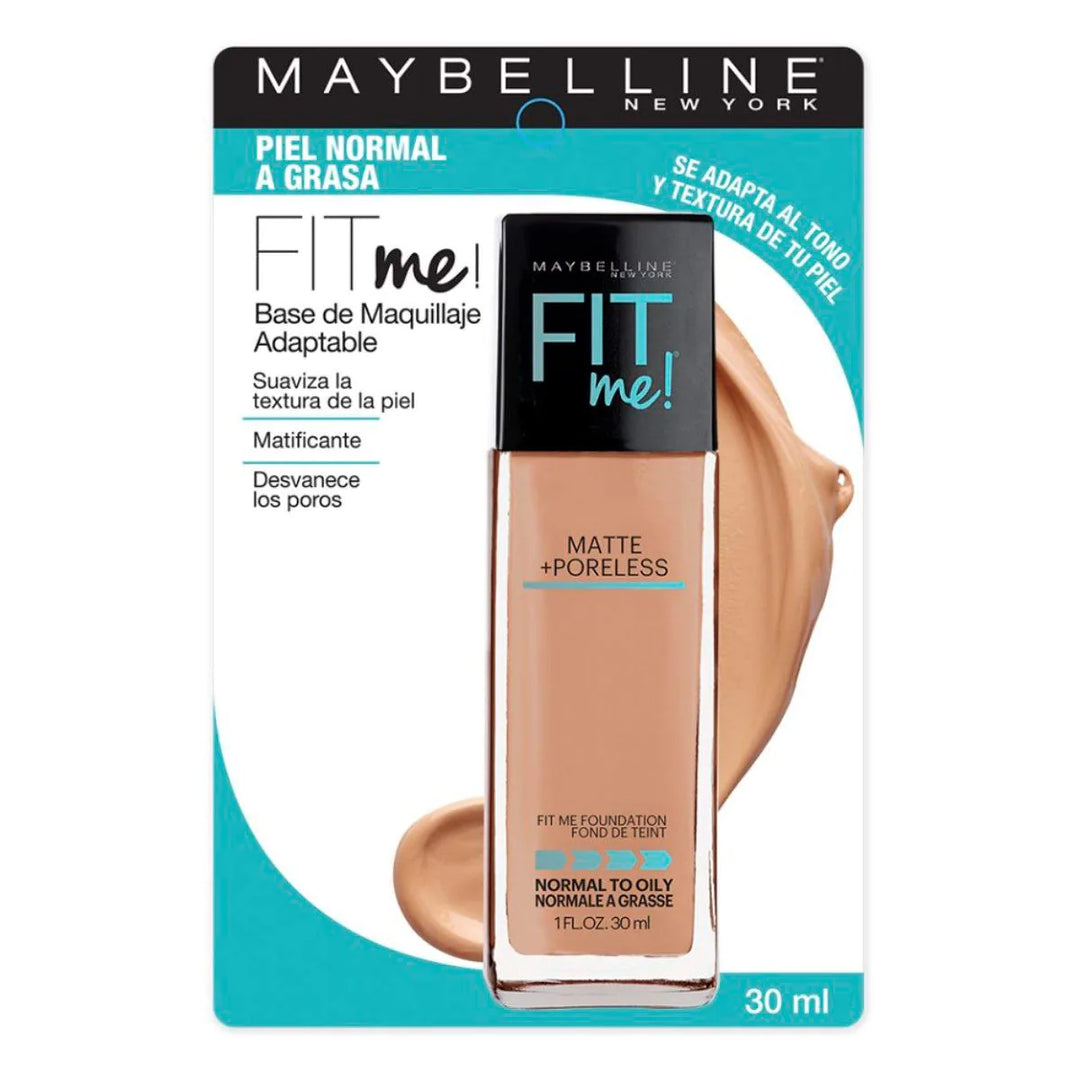 Base de Maquillaje Liquida Mat Poreless Fit Me No.245 Maybelline