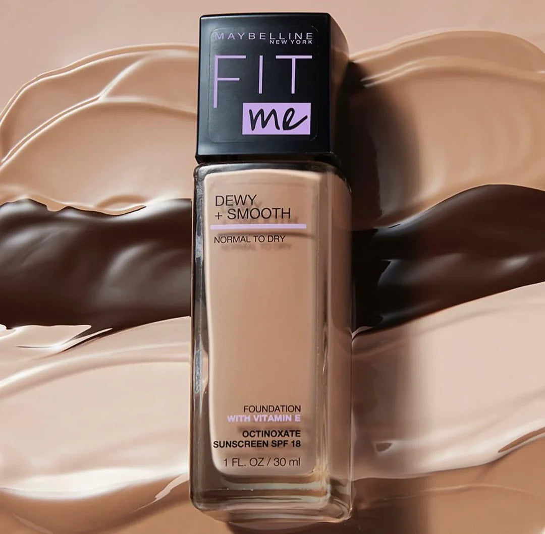 Base de Maquillaje Liquido Dewy Smooth Fit Me Maybelline