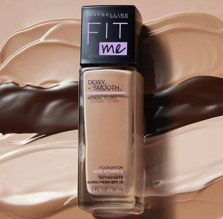 Base de Maquillaje Liquido Dewy Smooth Fit Me Maybelline