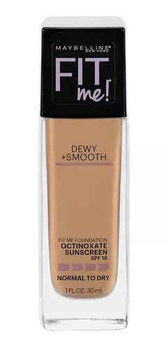 Base de Maquillaje Liquido Dewy Smooth Fit Me Maybelline
