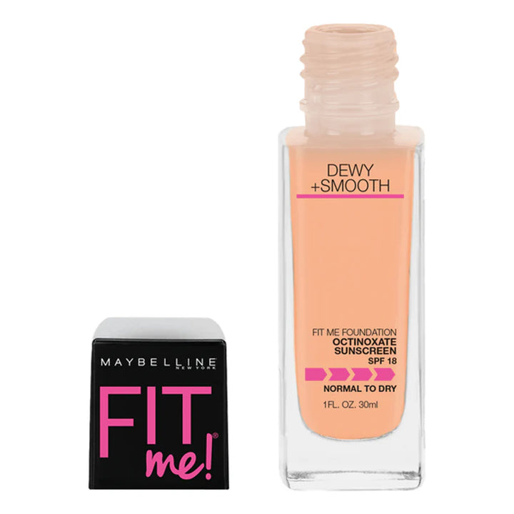 Base de Maquillaje Liquido Dewy Smooth Fit Me Maybelline