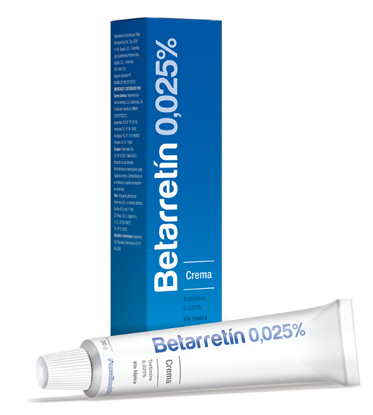 Betarretin Crema Tretinoina 0.025% Medihealth
