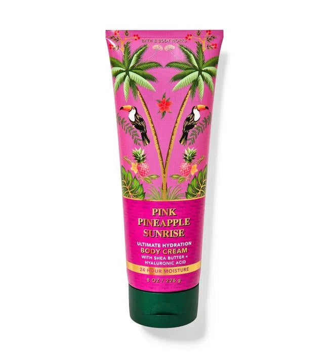 Body Cream Pink Pineapple Sunrise Bath & Body Works