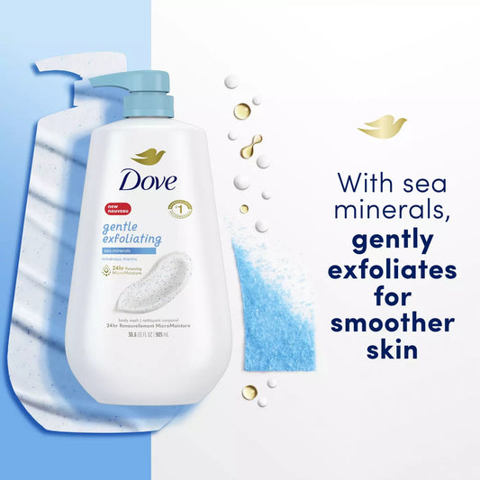 Body Wash Gentle Exfoliating Sea Minerals Dove
