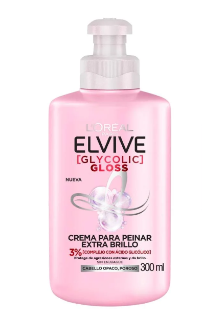 Glycolic Gloss Crema para Peinar Elvive Loreal Paris