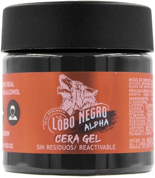 Cera Gel Alpha Lobo Negro