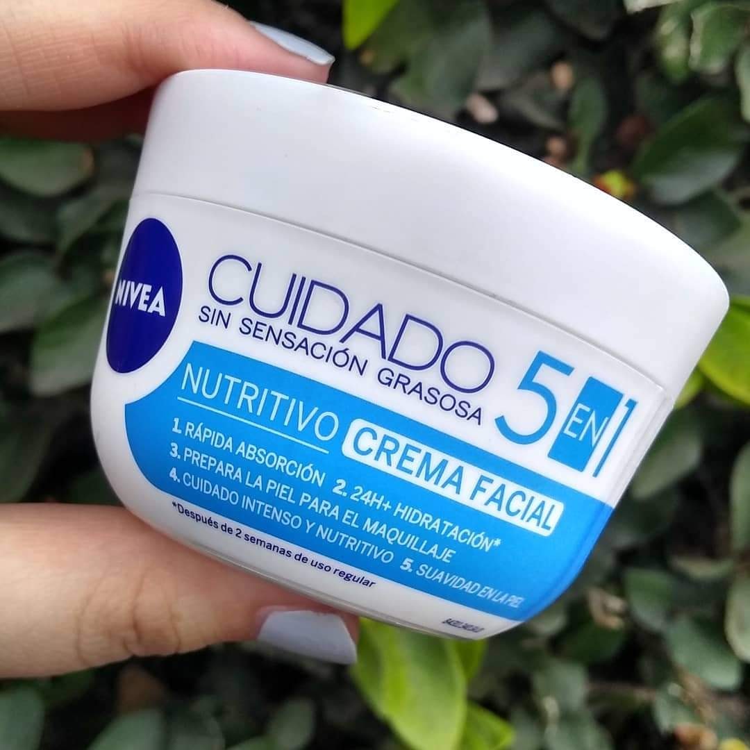 Crema Facial 5 en 1 Cuidado Nutritivo Nivea