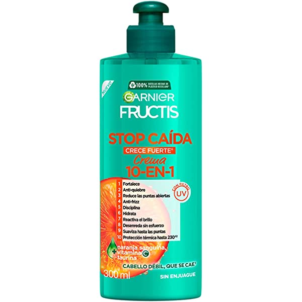 Crema para Peinar Stop Caida 10 en 1 Garnier Fructies