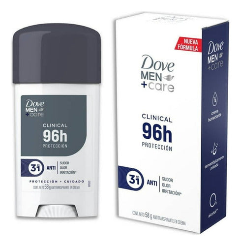 Antitranspirante en Crema Men 3en1 Clinial Dove