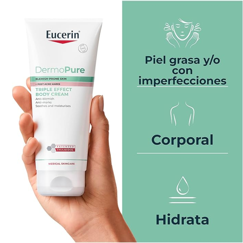 Crema Corporal Triple Effect DermoPure Eucerin 200ml