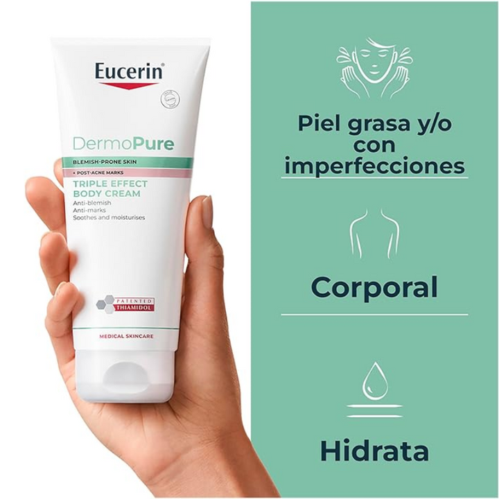 Crema Corporal Triple Effect DermoPure Eucerin 200ml