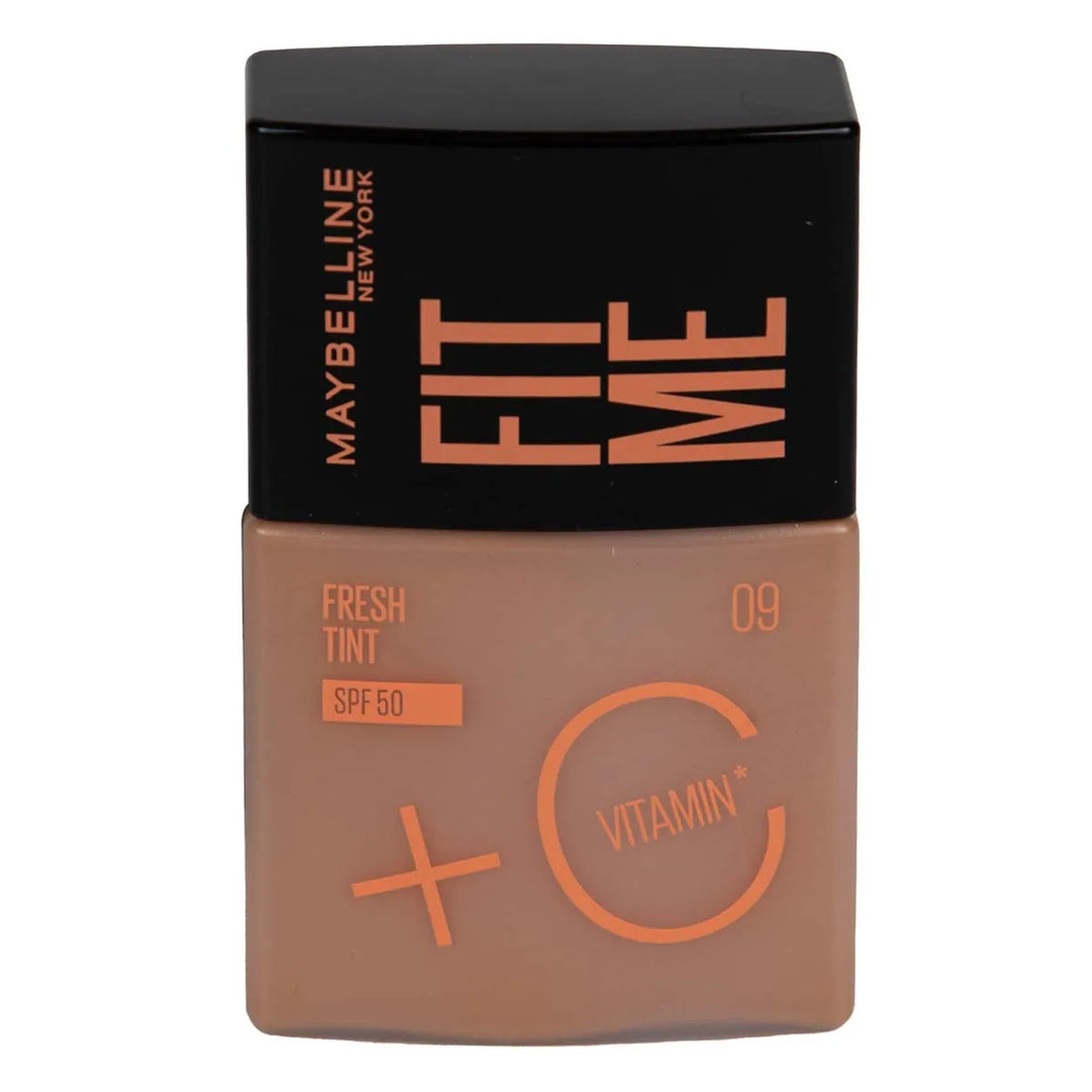 Fit Me Fresh Tint Base de Maquillaje 09 FPS50+Vitamina C Maybelline