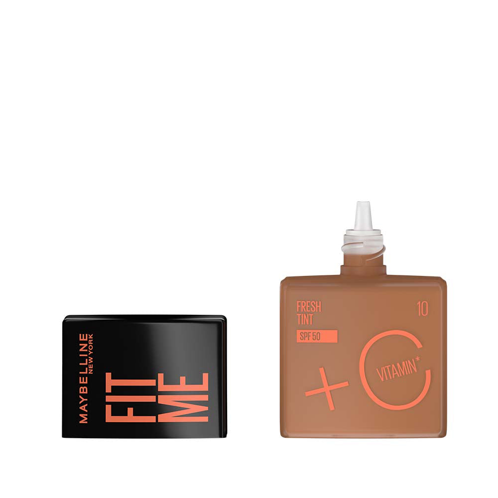 Fit Me Fresh Tint Base de Maquillaje 10 FPS50+Vitamina C Maybelline