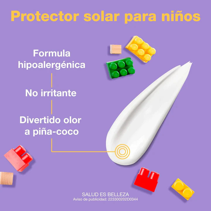 Fotosun UV100 Kids Protector Solar Facial y Corporal FPS50 Daclaf