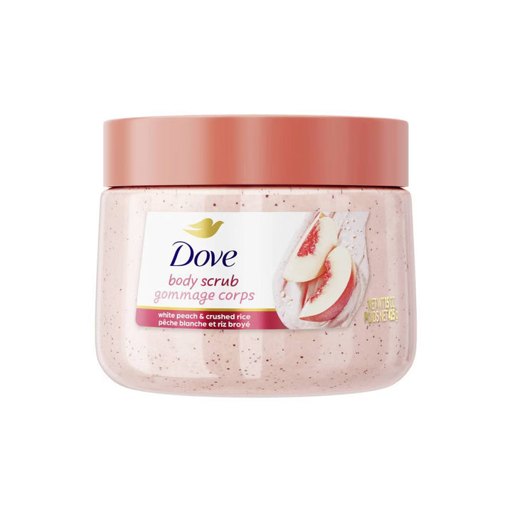Exfoliante Corporal Melocotón Blanco-Arroz Triturado Dove