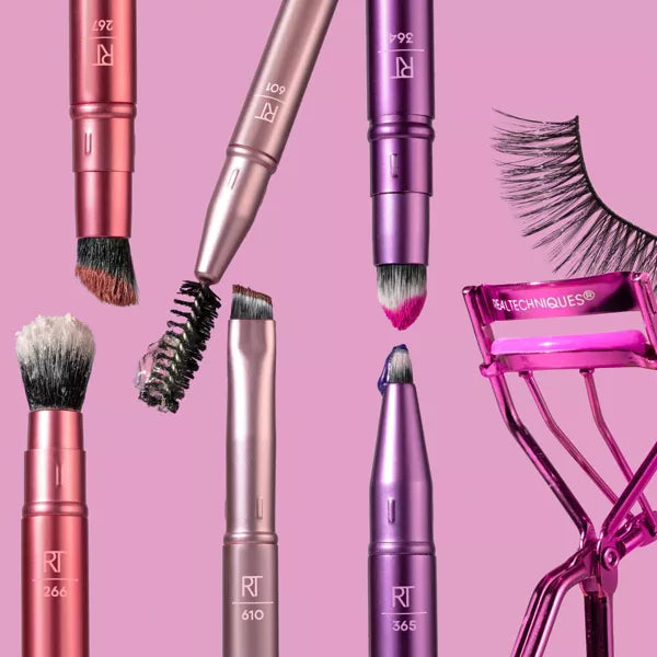 Double Time Brush + Lash Set Real Techniques