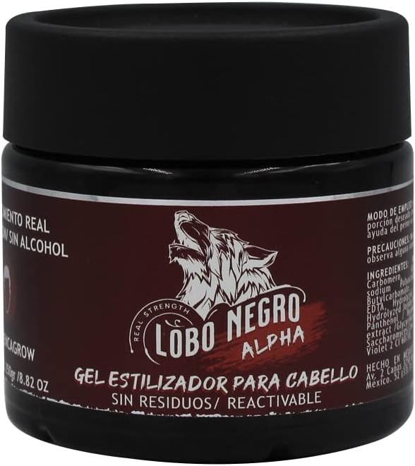 Gel Estilizador Alpha Lobo Negro