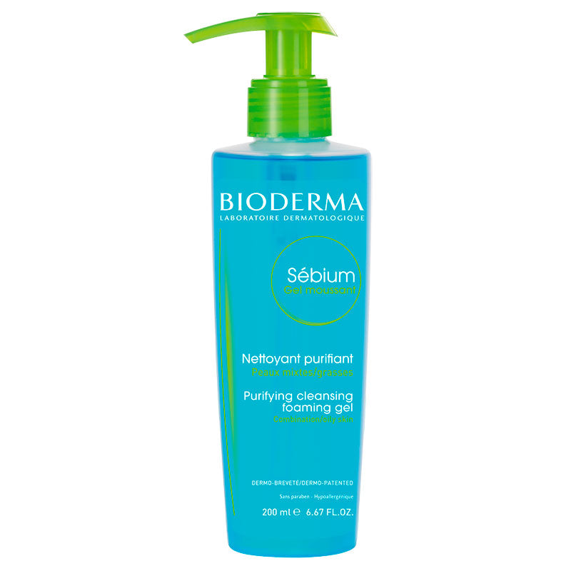 Gel Limpiador Sébium Moussant Bioderma – Glow Skincare