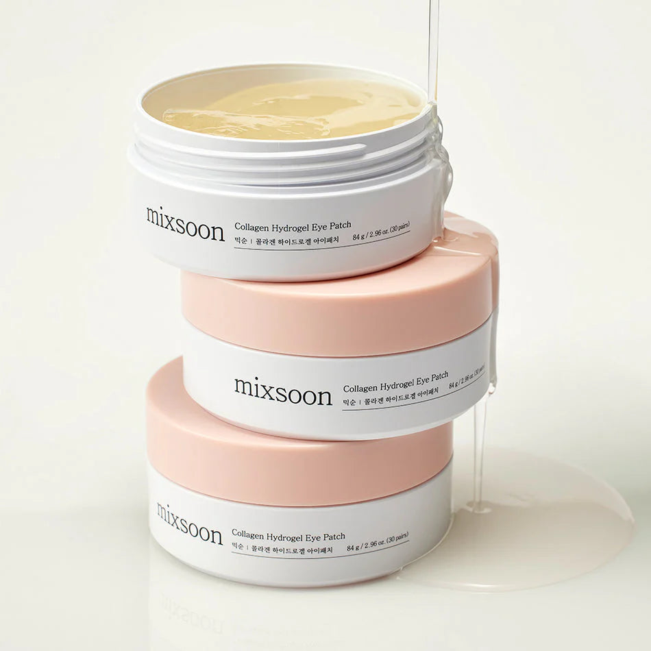 Parches para ojos Collagen Hydrogel Mixsoon 30p