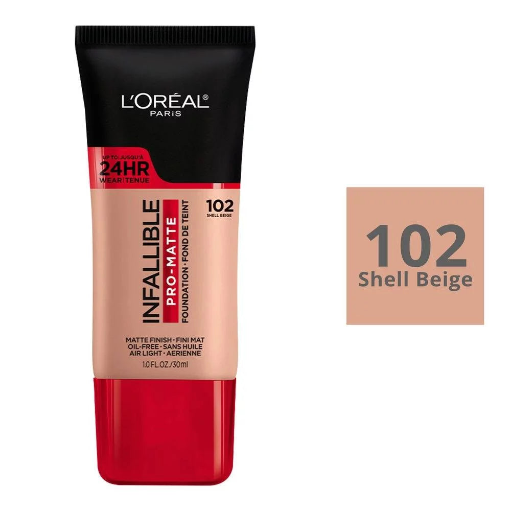 Infallible Pro Matte Base de Maquillaje 102 Loreal Paris