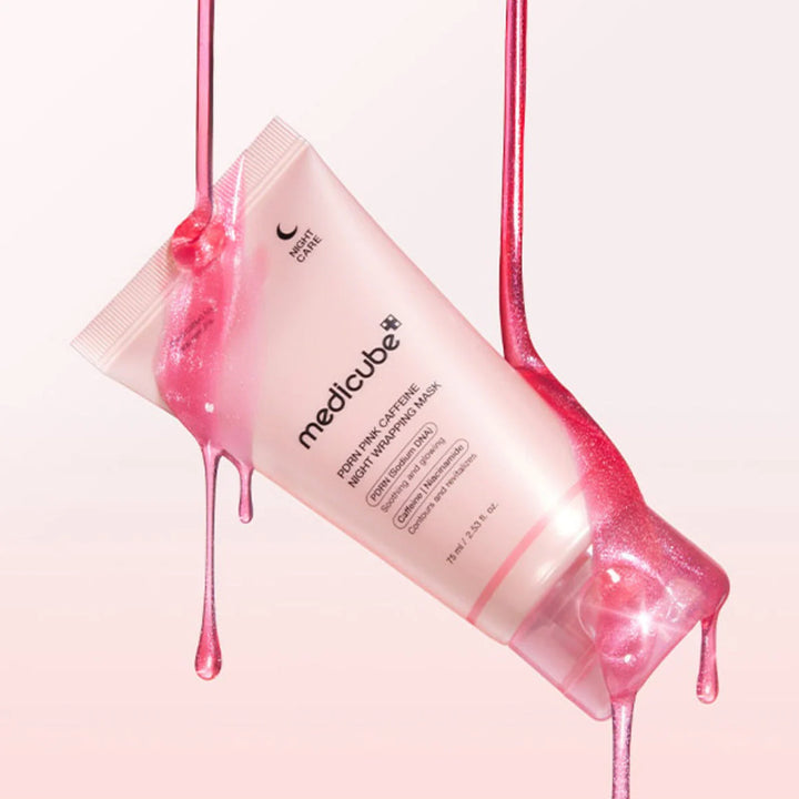 PDRN Pink Caffeine Night Wrapping Mask Medicube
