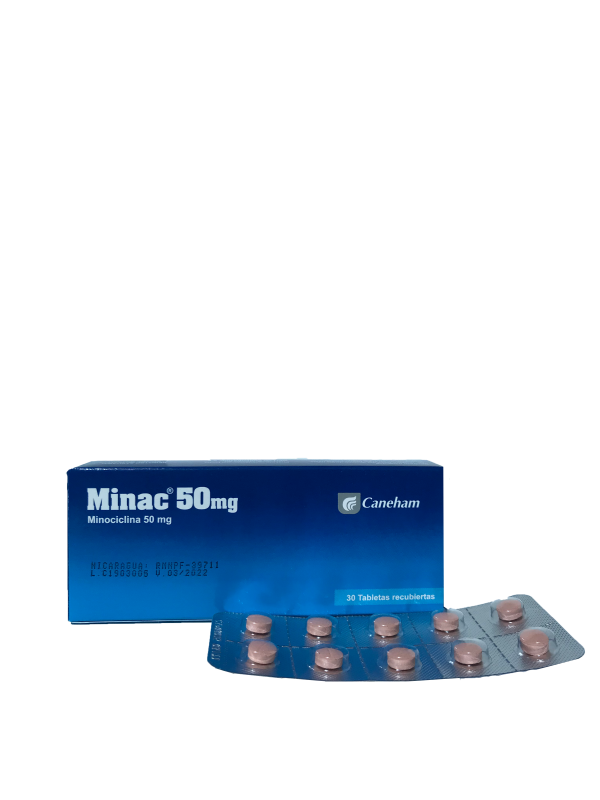 Minac Minociclina 50mg Caneham