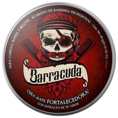 Cera Mate Fortalecedora Cabello, Barba y Bigote Barracuda