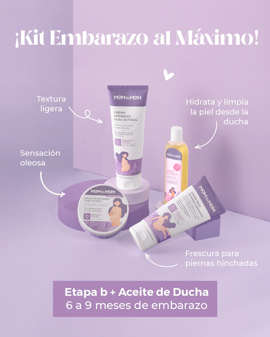 Kit Embarazo al Máximo Etapa b Mom To Mom