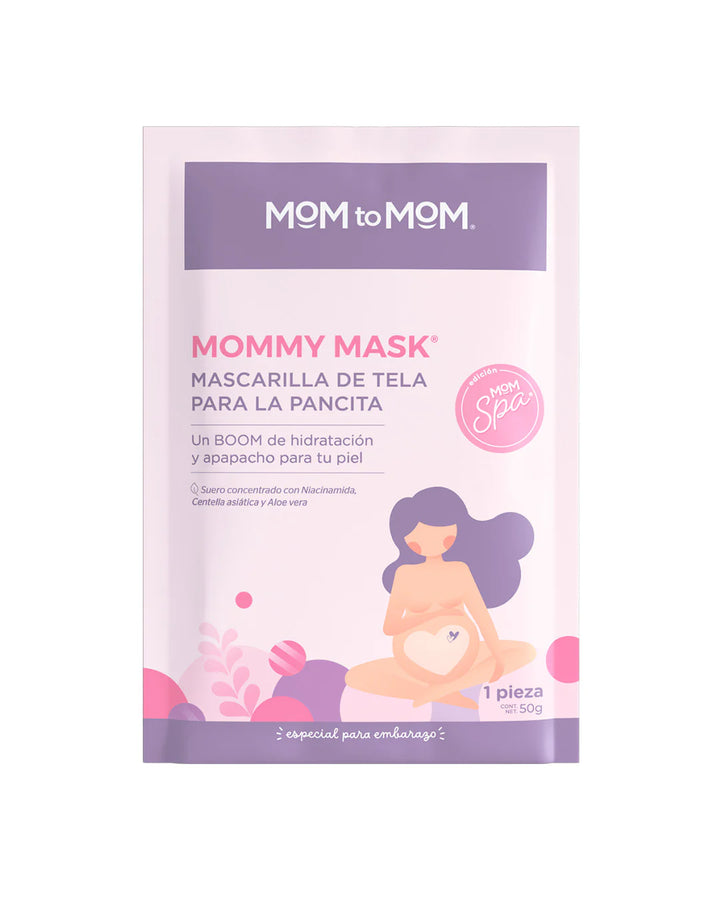 MOMMY MASK Mascarilla de Tela Para La Pancita Mom To Mom
