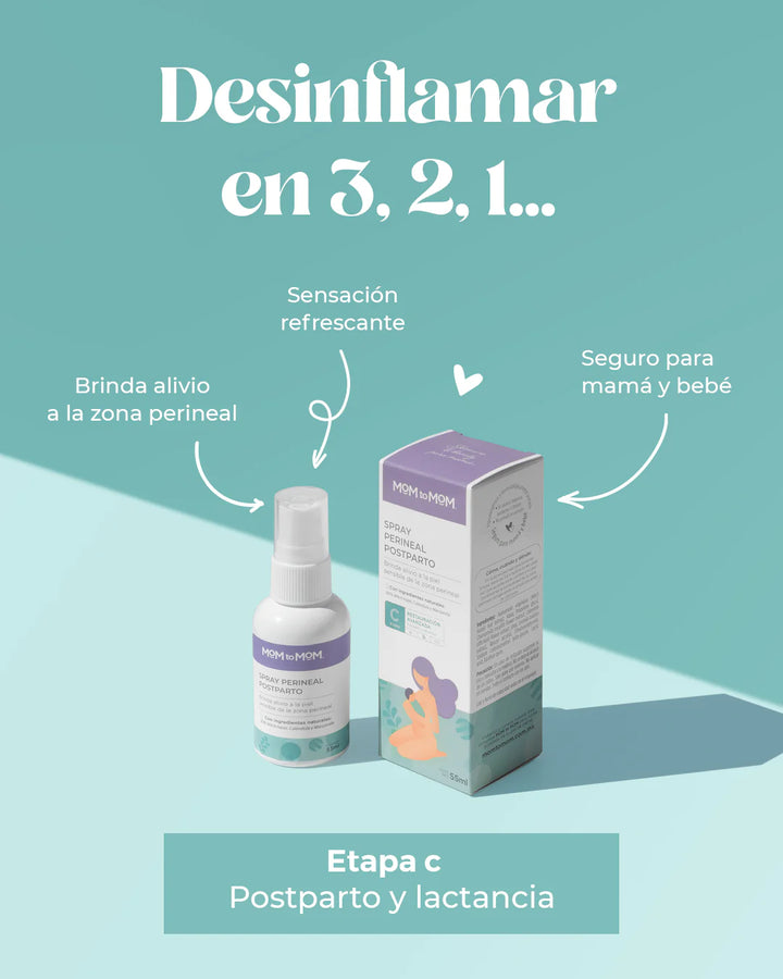 Spray Perineal Postparto Etapa c Mom To Mom