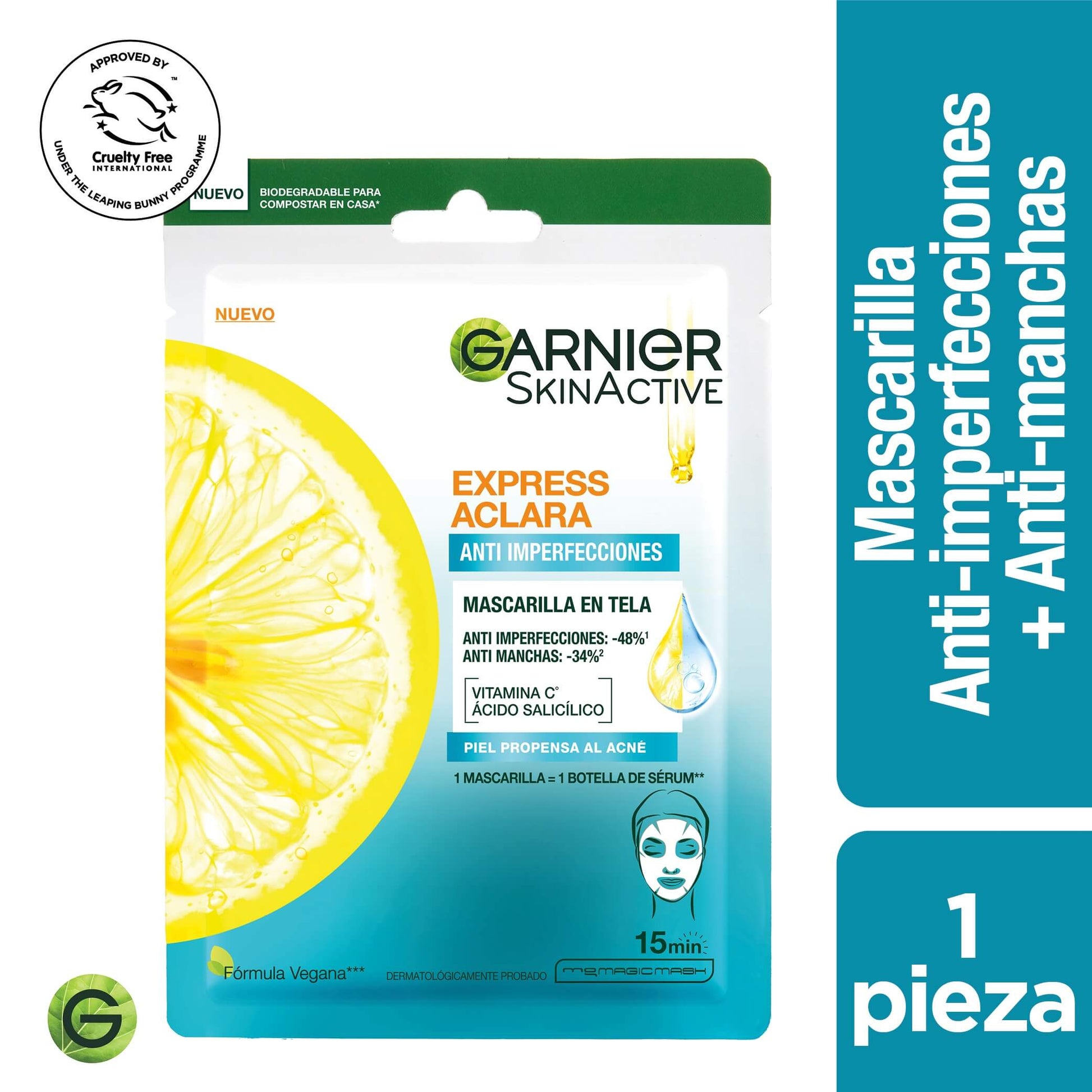 Agua Micelar Anti Imperfecciones con Acido Salicilico Garnier – Glow  Skincare