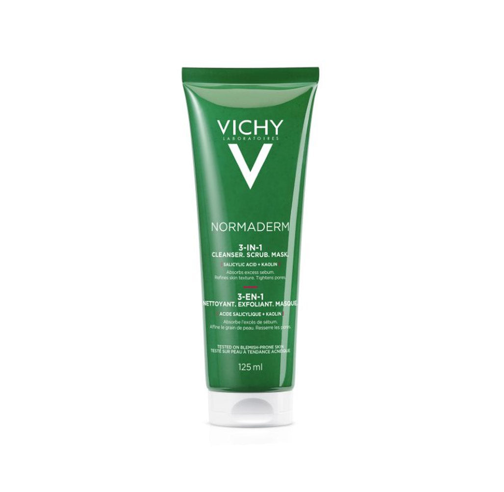 Normaderm 3 en 1 Limpiador Exfoliante Mascarilla Vichy