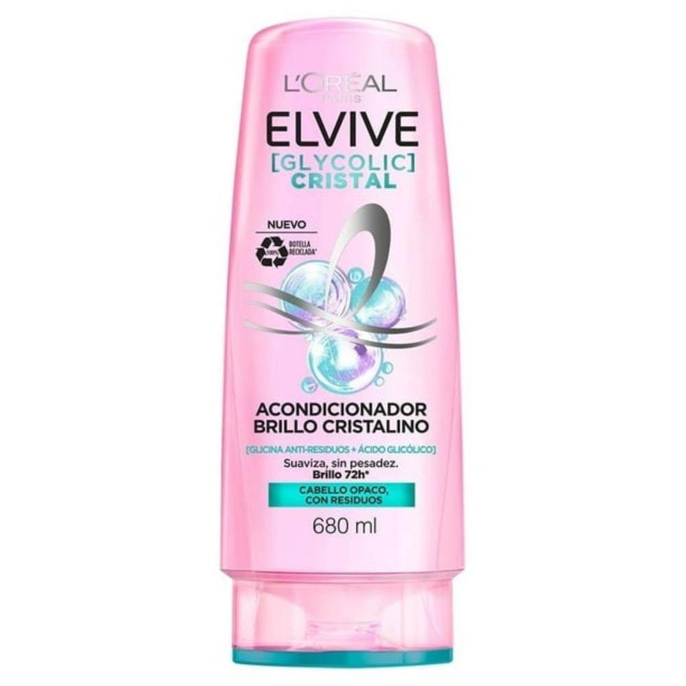 Glycolic Cristal Acondicionador Brillo Cristalino Elvive Loreal Paris