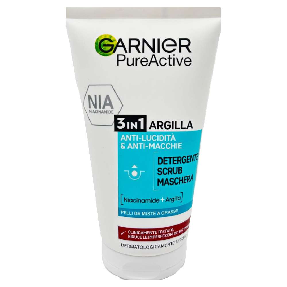 Pure Active 3 en 1 Arcilla Garnier – Glow Skincare