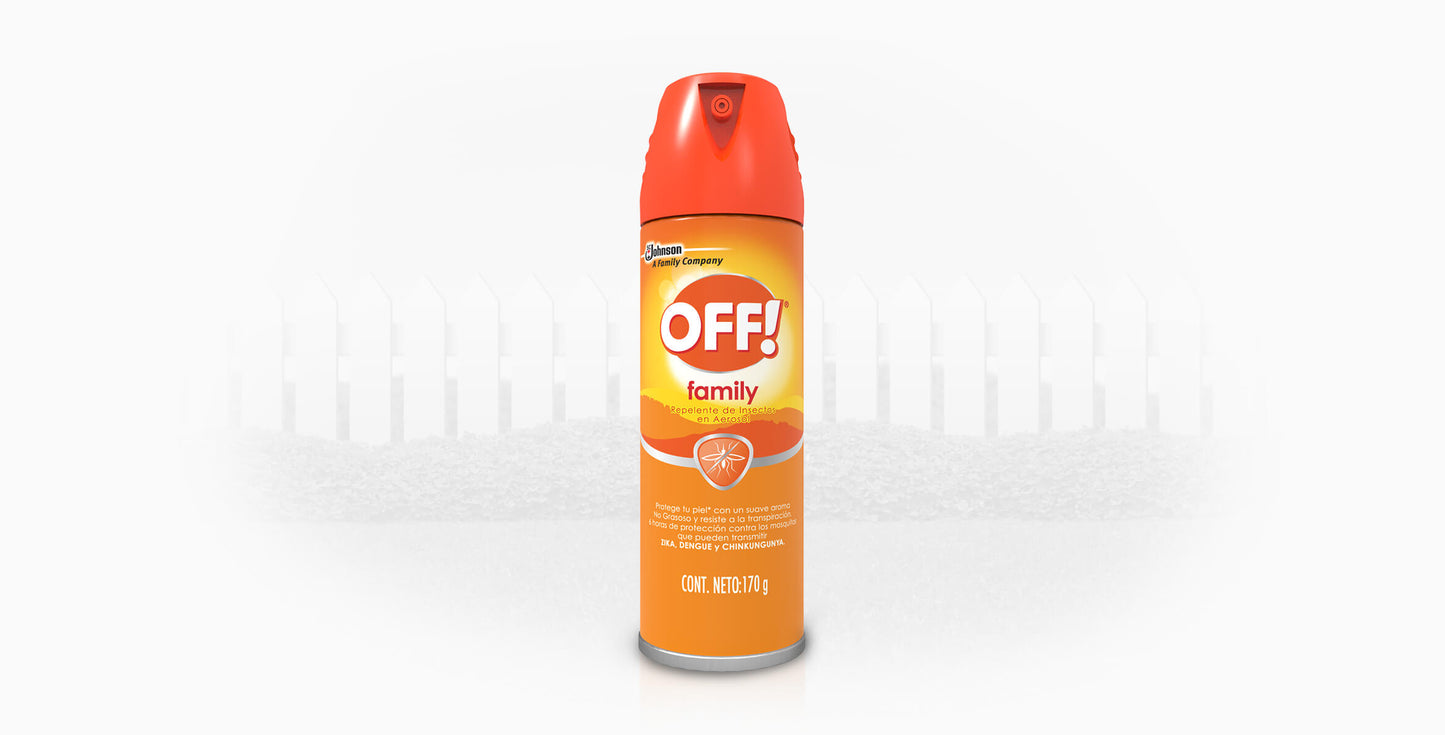 Repelente de Insectos en Aerosol Off Family – Glow Skincare