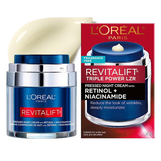 Revitalift Pressed Night Cream Retinol Niacinamida Loreal