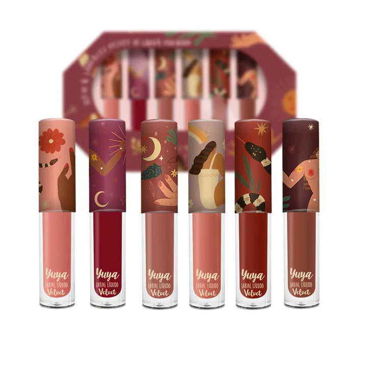 Set Ilimitado 6 Labiales Velvet Yuya