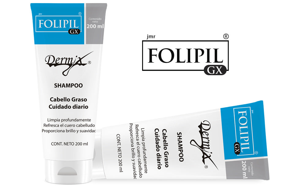 Shampoo Cabello Graso Folipil GX  Dermix