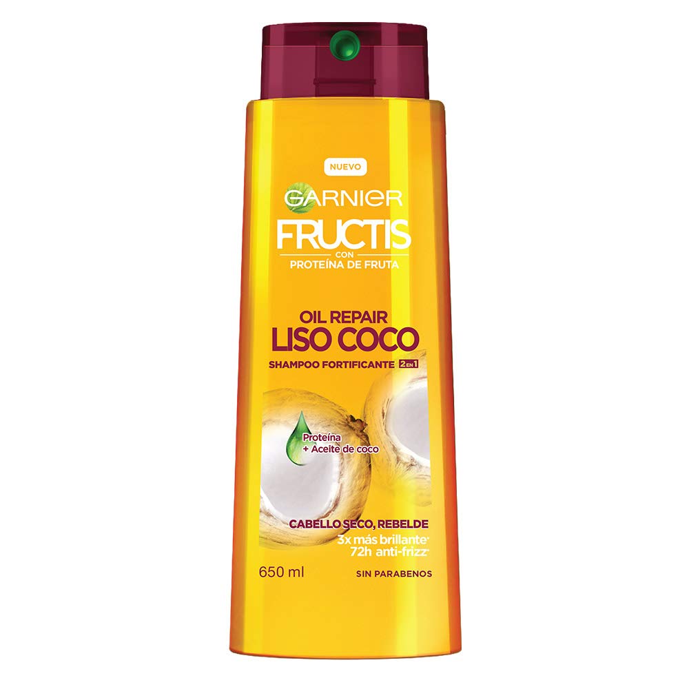 Shampoo Oil Repair Liso Coco Garnier Fructis