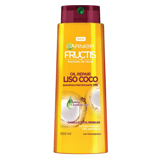 Shampoo Oil Repair Liso Coco Garnier Fructis