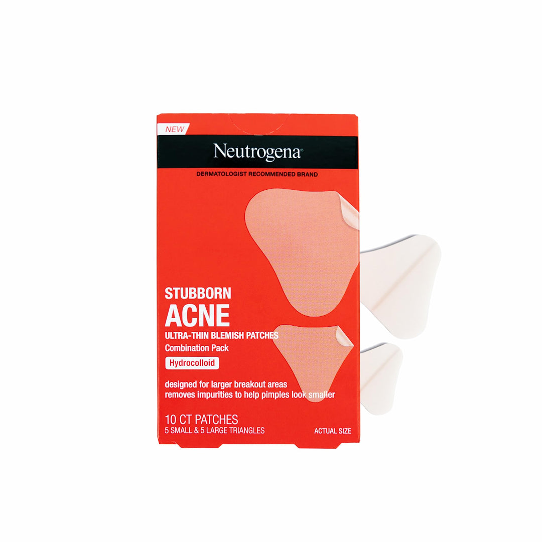 Stubborn Acne Patches Combination Pack Hydrocolloid Neutrogena