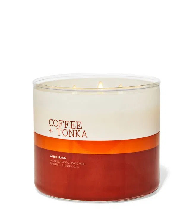 Vela Tres Mechas Cocoa Tonka Bath & Body Works