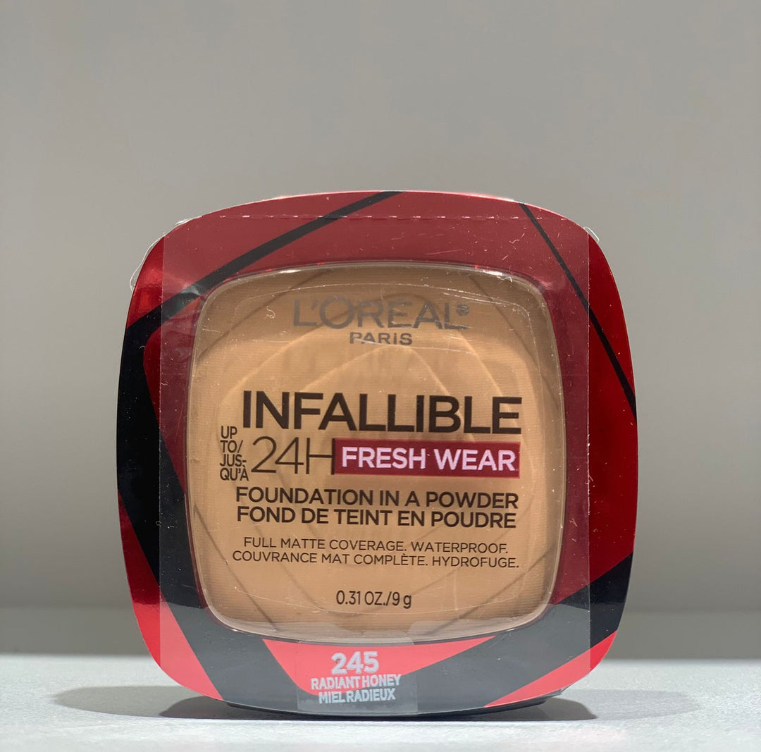 Polvo Compacto Infallible Fresh Wear No.245 RADIANT HONEY  Loreal Paris