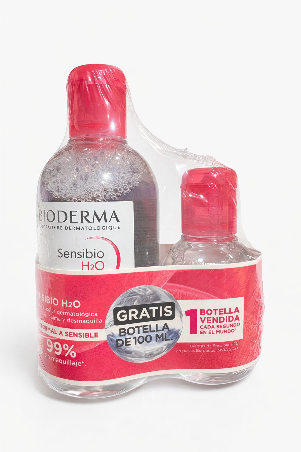 Pack Bioderma Sensibio H2O 250ml + Sensibio H2O 100ml
