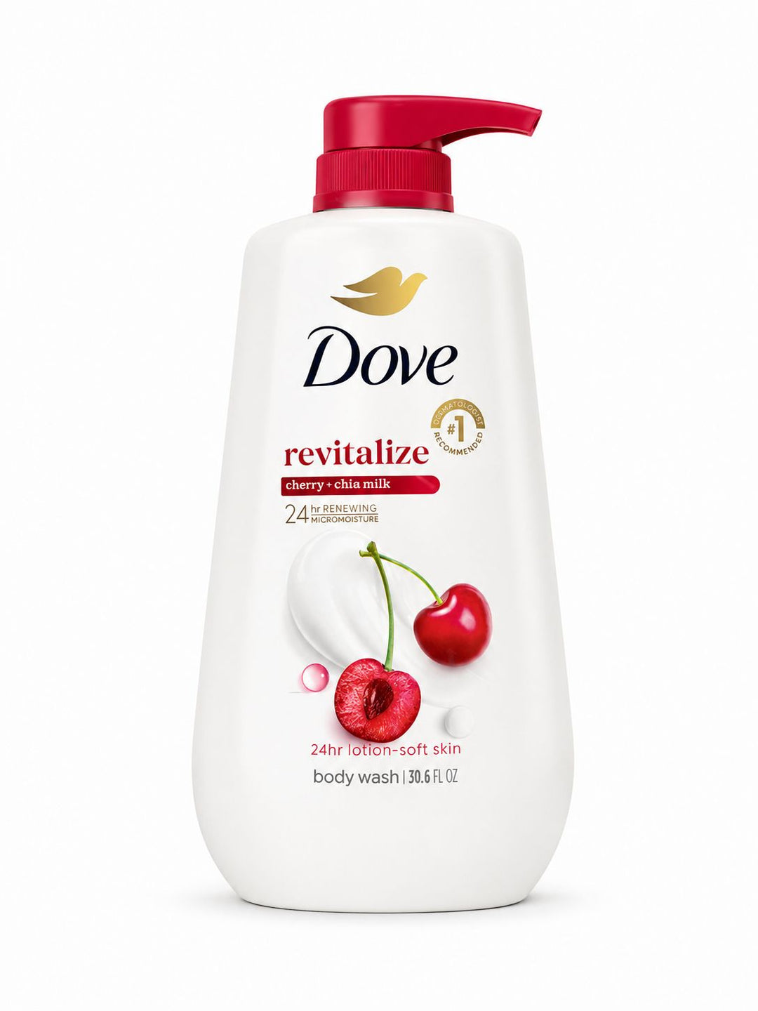 Revitalize Cherry + Chia Milk Body Wash Dove