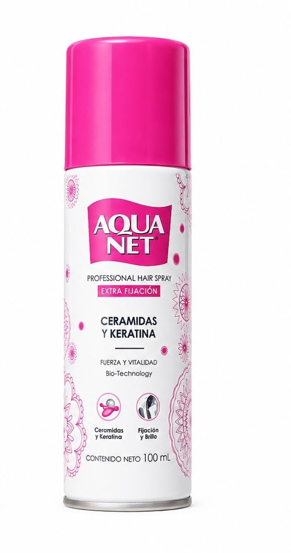 Spray Fijador Ceramidas Y Keratina Aquea Net