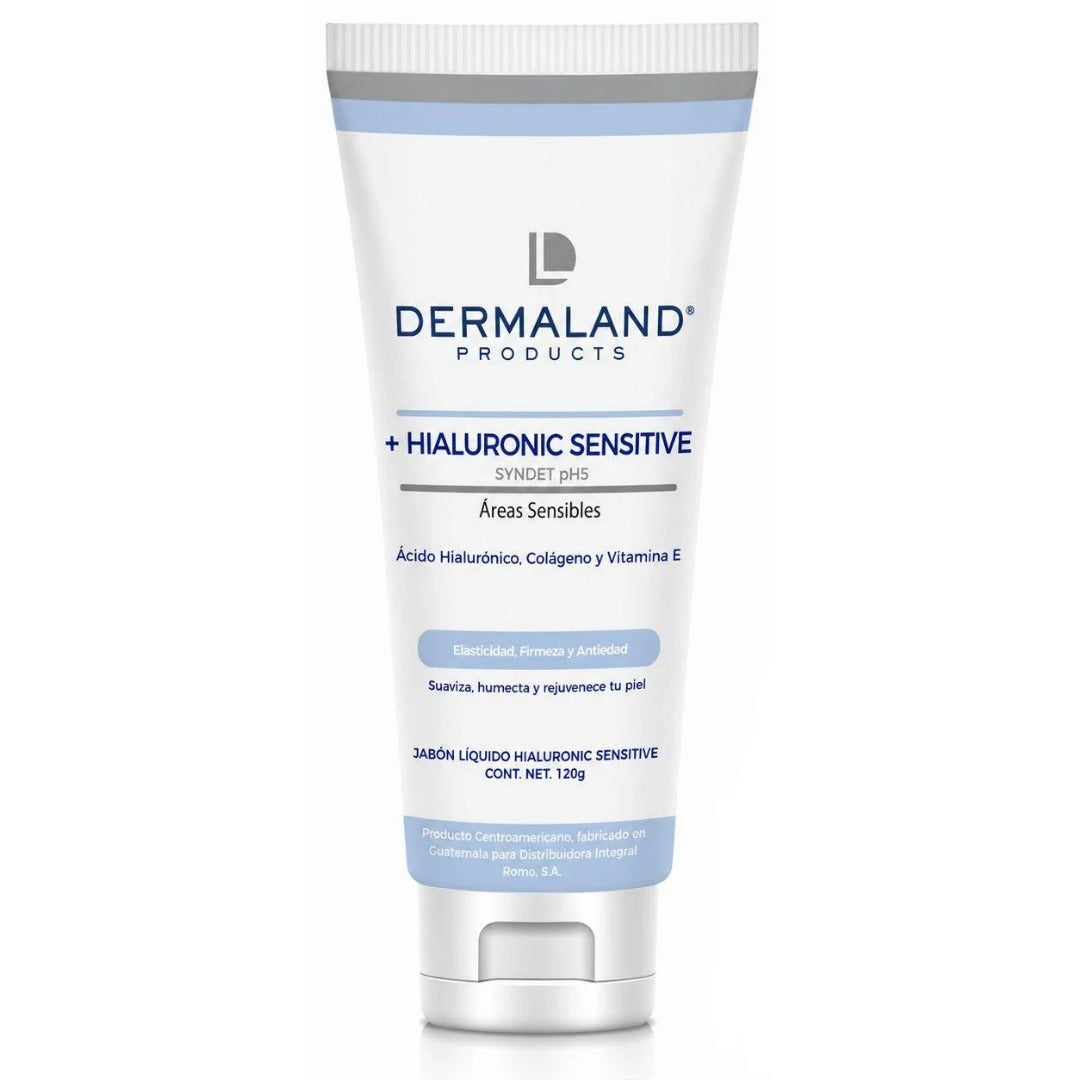 Jabon Liquido Hialuronic Sensitive Areas Sensibles Dermaland
