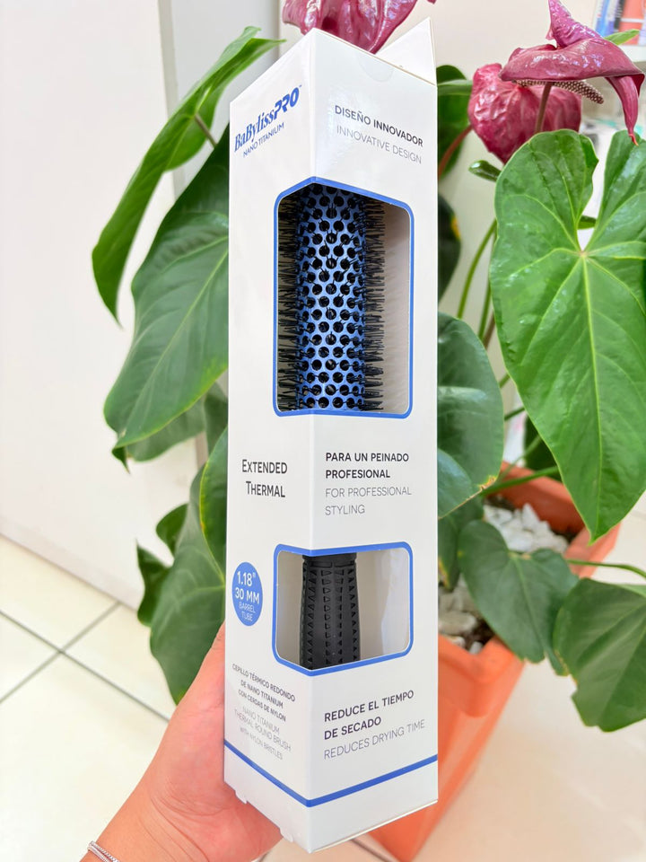 Cepillo Termico Redondo Con Cerdas De Nylon Extended Thermal BaBylissPRO